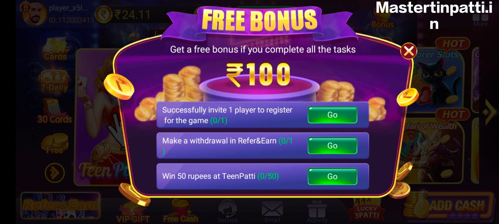Teen Patti Master 2024