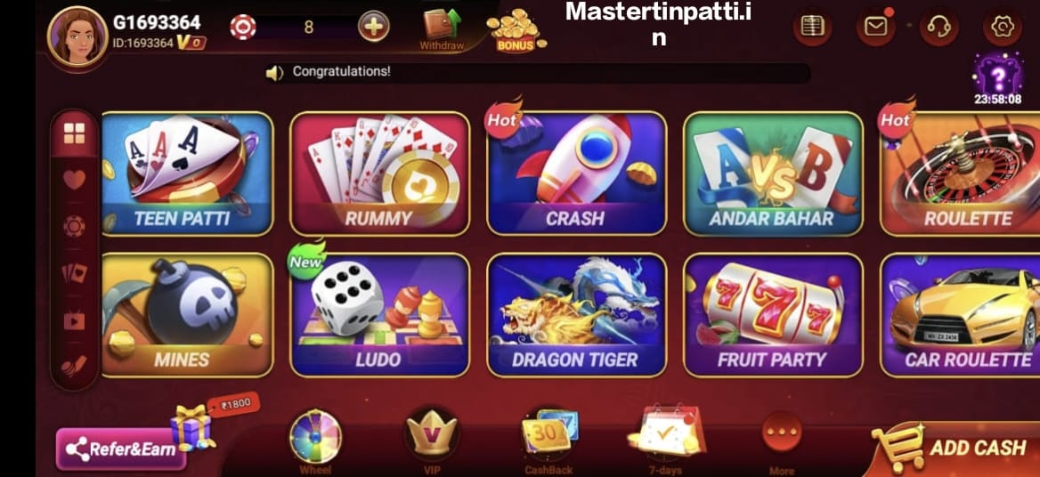 Games Available Teen Patti Master Download